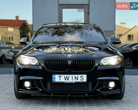 Черный БМВ 5 Серия, объемом двигателя 3 л и пробегом 195 тыс. км за 19500 $, фото 1 на Automoto.ua