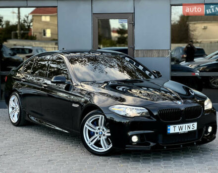 Черный БМВ 5 Серия, объемом двигателя 3 л и пробегом 195 тыс. км за 19500 $, фото 2 на Automoto.ua