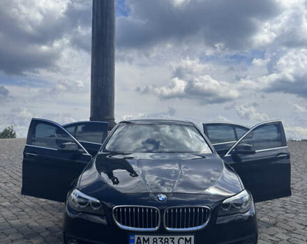 Черный БМВ 5 Серия, объемом двигателя 2 л и пробегом 108 тыс. км за 29800 $, фото 2 на Automoto.ua