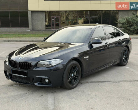 Чорний БМВ 5 Серія, об'ємом двигуна 2 л та пробігом 192 тис. км за 22500 $, фото 1 на Automoto.ua
