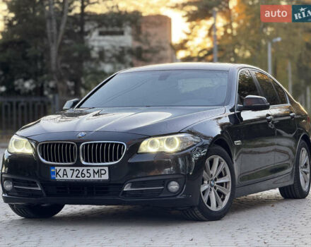 Чорний БМВ 5 Серія, об'ємом двигуна 2 л та пробігом 245 тис. км за 16300 $, фото 1 на Automoto.ua