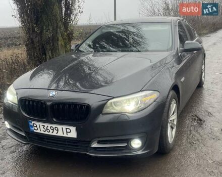 Черный БМВ 5 Серия, объемом двигателя 2 л и пробегом 121 тыс. км за 19500 $, фото 1 на Automoto.ua