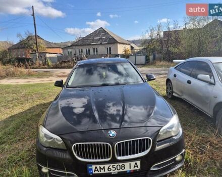 Черный БМВ 5 Серия, объемом двигателя 2 л и пробегом 162 тыс. км за 14500 $, фото 2 на Automoto.ua