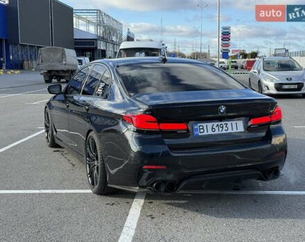 Черный БМВ 5 Серия, объемом двигателя 3 л и пробегом 110 тыс. км за 36500 $, фото 5 на Automoto.ua
