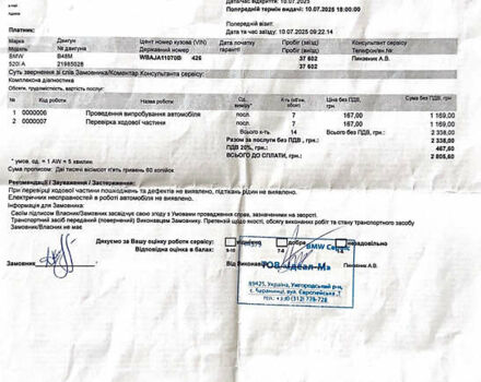 Черный БМВ 5 Серия, объемом двигателя 2 л и пробегом 39 тыс. км за 32999 $, фото 85 на Automoto.ua