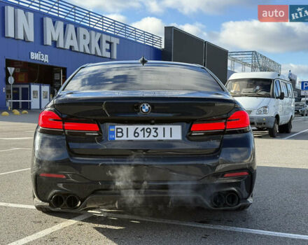 Черный БМВ 5 Серия, объемом двигателя 3 л и пробегом 110 тыс. км за 36500 $, фото 6 на Automoto.ua