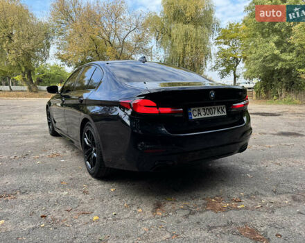 Черный БМВ 5 Серия, объемом двигателя 3 л и пробегом 143 тыс. км за 33000 $, фото 2 на Automoto.ua