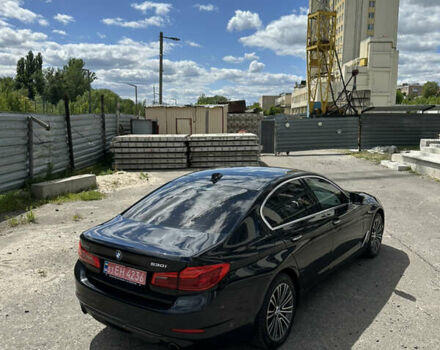 Черный БМВ 5 Серия, объемом двигателя 2 л и пробегом 80 тыс. км за 26600 $, фото 4 на Automoto.ua