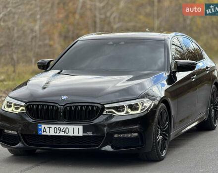 Чорний БМВ 5 Серія, об'ємом двигуна 3 л та пробігом 182 тис. км за 33500 $, фото 1 на Automoto.ua