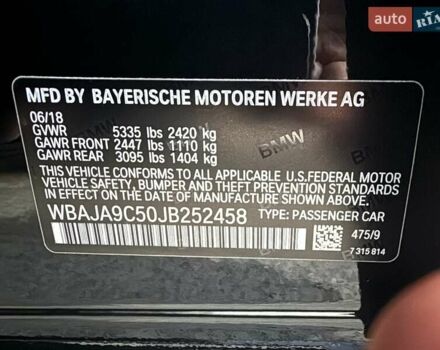 Черный БМВ 5 Серия, объемом двигателя 2 л и пробегом 145 тыс. км за 27555 $, фото 31 на Automoto.ua