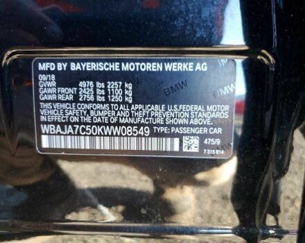 Черный БМВ 5 Серия, объемом двигателя 2 л и пробегом 67 тыс. км за 9000 $, фото 11 на Automoto.ua