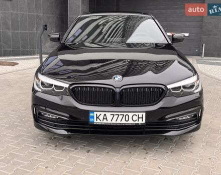 Черный БМВ 5 Серия, объемом двигателя 2 л и пробегом 77 тыс. км за 33700 $, фото 1 на Automoto.ua