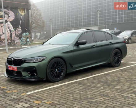 Черный БМВ 5 Серия, объемом двигателя 3 л и пробегом 205 тыс. км за 34500 $, фото 13 на Automoto.ua