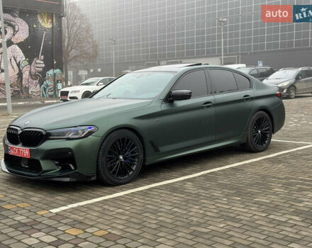 Черный БМВ 5 Серия, объемом двигателя 3 л и пробегом 205 тыс. км за 34500 $, фото 11 на Automoto.ua