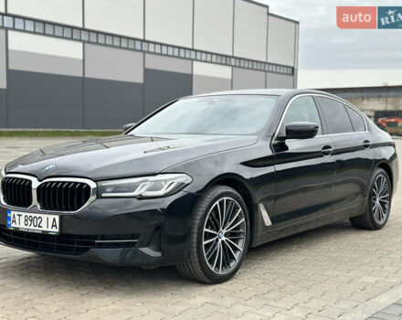 Черный БМВ 5 Серия, объемом двигателя 2 л и пробегом 97 тыс. км за 47000 $, фото 2 на Automoto.ua