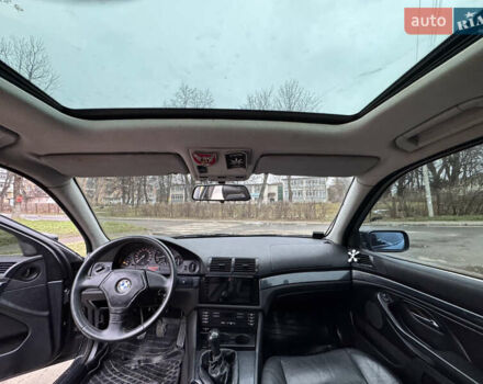 Черный БМВ 5 Серия, объемом двигателя 2.5 л и пробегом 187 тыс. км за 2999 $, фото 10 на Automoto.ua