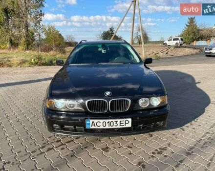 Черный БМВ 5 Серия, объемом двигателя 2.5 л и пробегом 314 тыс. км за 5500 $, фото 7 на Automoto.ua