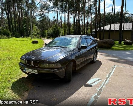 Черный БМВ 5 Серия, объемом двигателя 2.5 л и пробегом 387 тыс. км за 4000 $, фото 1 на Automoto.ua