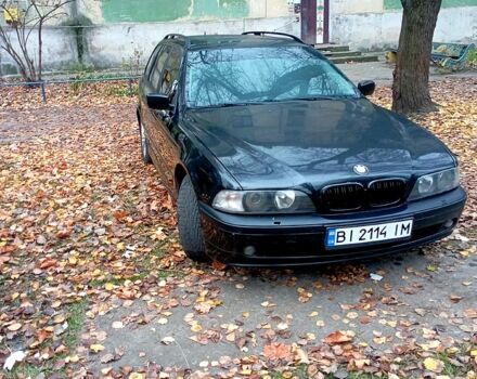 Черный БМВ 5 Серия, объемом двигателя 2 л и пробегом 374 тыс. км за 5000 $, фото 1 на Automoto.ua
