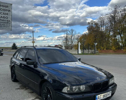 Черный БМВ 5 Серия, объемом двигателя 2.5 л и пробегом 327 тыс. км за 4700 $, фото 2 на Automoto.ua