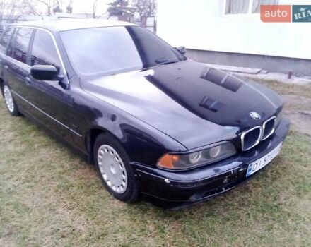 Черный БМВ 5 Серия, объемом двигателя 1.95 л и пробегом 400 тыс. км за 3800 $, фото 1 на Automoto.ua