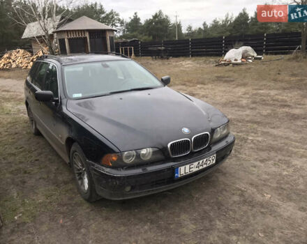 Черный БМВ 5 Серия, объемом двигателя 2.5 л и пробегом 414 тыс. км за 2350 $, фото 1 на Automoto.ua