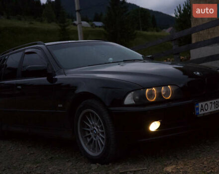 Черный БМВ 5 Серия, объемом двигателя 2.93 л и пробегом 350 тыс. км за 4600 $, фото 3 на Automoto.ua