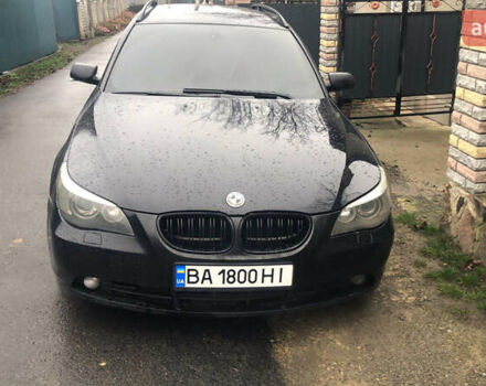 Черный БМВ 5 Серия, объемом двигателя 2.5 л и пробегом 419 тыс. км за 5500 $, фото 1 на Automoto.ua