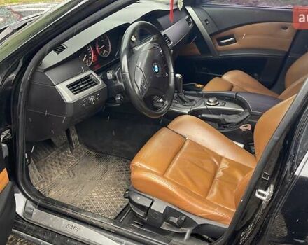 Черный БМВ 5 Серия, объемом двигателя 2.5 л и пробегом 360 тыс. км за 8500 $, фото 4 на Automoto.ua