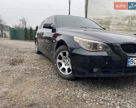 Черный БМВ 5 Серия, объемом двигателя 2.5 л и пробегом 360 тыс. км за 8500 $, фото 1 на Automoto.ua