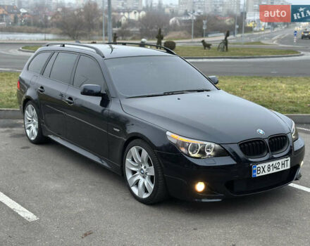 Чорний БМВ 5 Серія, об'ємом двигуна 3 л та пробігом 338 тис. км за 9500 $, фото 1 на Automoto.ua