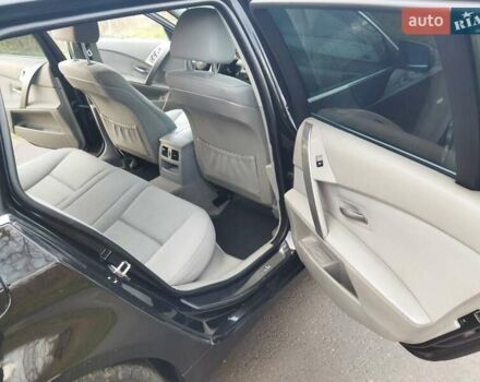 Черный БМВ 5 Серия, объемом двигателя 2 л и пробегом 370 тыс. км за 7200 $, фото 5 на Automoto.ua