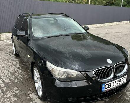 Черный БМВ 5 Серия, объемом двигателя 3 л и пробегом 350 тыс. км за 4900 $, фото 3 на Automoto.ua