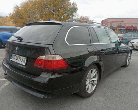 Черный БМВ 5 Серия, объемом двигателя 2 л и пробегом 345 тыс. км за 5999 $, фото 4 на Automoto.ua