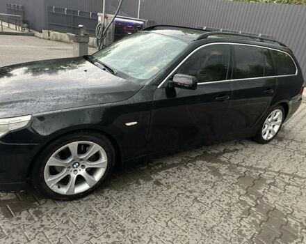 Черный БМВ 5 Серия, объемом двигателя 3 л и пробегом 350 тыс. км за 4900 $, фото 4 на Automoto.ua