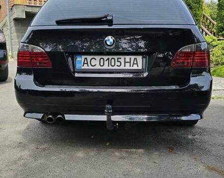 Черный БМВ 5 Серия, объемом двигателя 3 л и пробегом 377 тыс. км за 10900 $, фото 6 на Automoto.ua