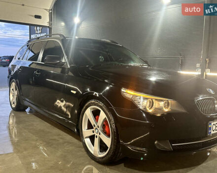 Черный БМВ 5 Серия, объемом двигателя 2 л и пробегом 365 тыс. км за 9000 $, фото 1 на Automoto.ua