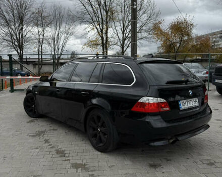 Чорний БМВ 5 Серія, об'ємом двигуна 2 л та пробігом 338 тис. км за 7300 $, фото 5 на Automoto.ua