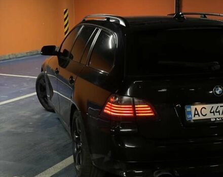 Черный БМВ 5 Серия, объемом двигателя 2 л и пробегом 315 тыс. км за 9120 $, фото 2 на Automoto.ua