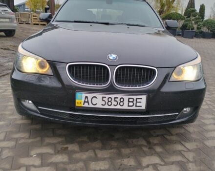 Черный БМВ 5 Серия, объемом двигателя 2 л и пробегом 368 тыс. км за 9000 $, фото 1 на Automoto.ua