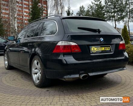 Черный БМВ 5 Серия, объемом двигателя 2 л и пробегом 378 тыс. км за 9200 $, фото 4 на Automoto.ua