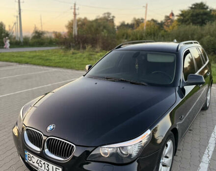 Черный БМВ 5 Серия, объемом двигателя 2 л и пробегом 370 тыс. км за 8900 $, фото 1 на Automoto.ua