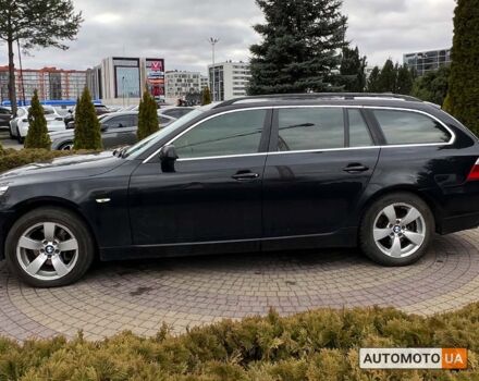 Черный БМВ 5 Серия, объемом двигателя 2 л и пробегом 378 тыс. км за 9200 $, фото 3 на Automoto.ua