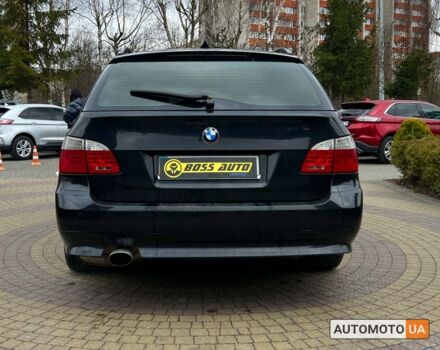 Черный БМВ 5 Серия, объемом двигателя 2 л и пробегом 378 тыс. км за 9200 $, фото 5 на Automoto.ua