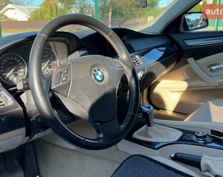 Чорний БМВ 5 Серія, об'ємом двигуна 2 л та пробігом 232 тис. км за 9400 $, фото 6 на Automoto.ua