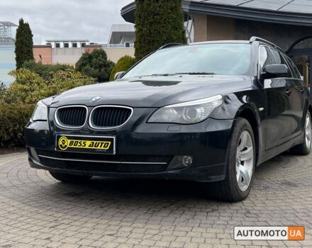 Черный БМВ 5 Серия, объемом двигателя 2 л и пробегом 378 тыс. км за 9200 $, фото 2 на Automoto.ua