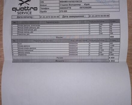 Черный БМВ 5 Серия, объемом двигателя 2 л и пробегом 380 тыс. км за 11200 $, фото 6 на Automoto.ua