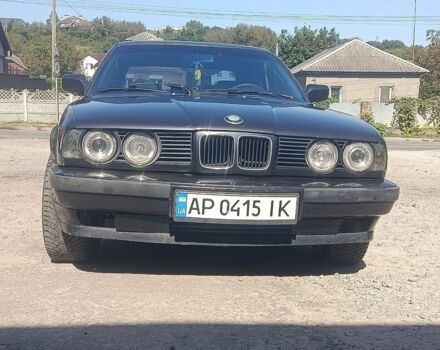 Черный БМВ 5 Серия, объемом двигателя 2 л и пробегом 350 тыс. км за 1800 $, фото 1 на Automoto.ua