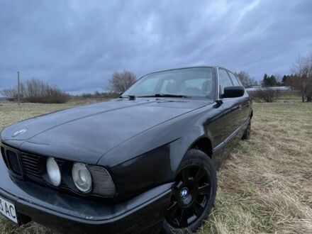 Чорний БМВ 5 Серія, об'ємом двигуна 2 л та пробігом 350 тис. км за 1900 $, фото 1 на Automoto.ua