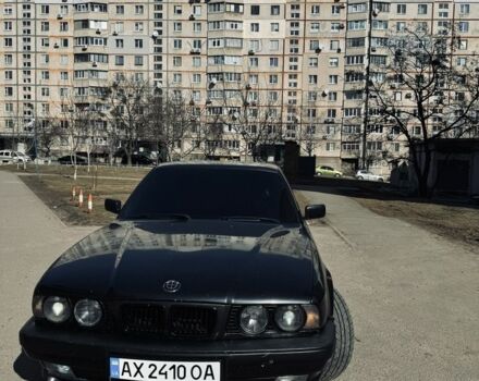 Чорний БМВ 5 Серія, об'ємом двигуна 2 л та пробігом 360 тис. км за 4750 $, фото 1 на Automoto.ua